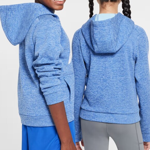 Nike Big Kids' Therma-FIT Hoodie Nike Swoosh Stain Repel Unisex Size XL - Picture 2 of 3